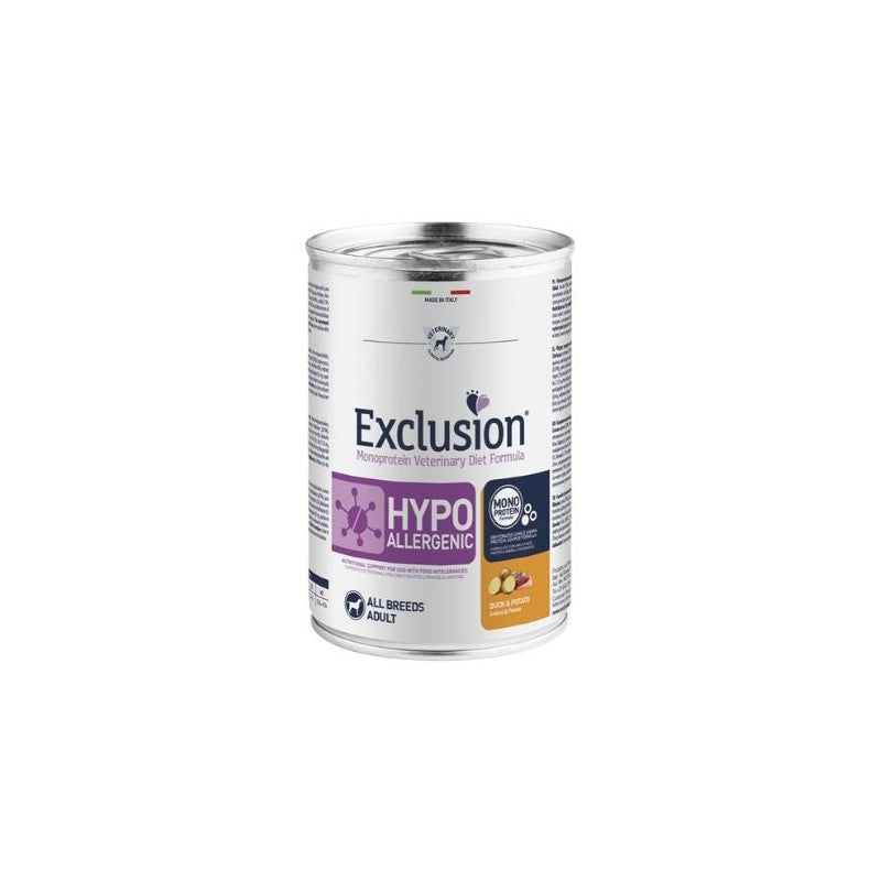 Exclusion Hypoallergenic Umido Anatra e Patate 400gr