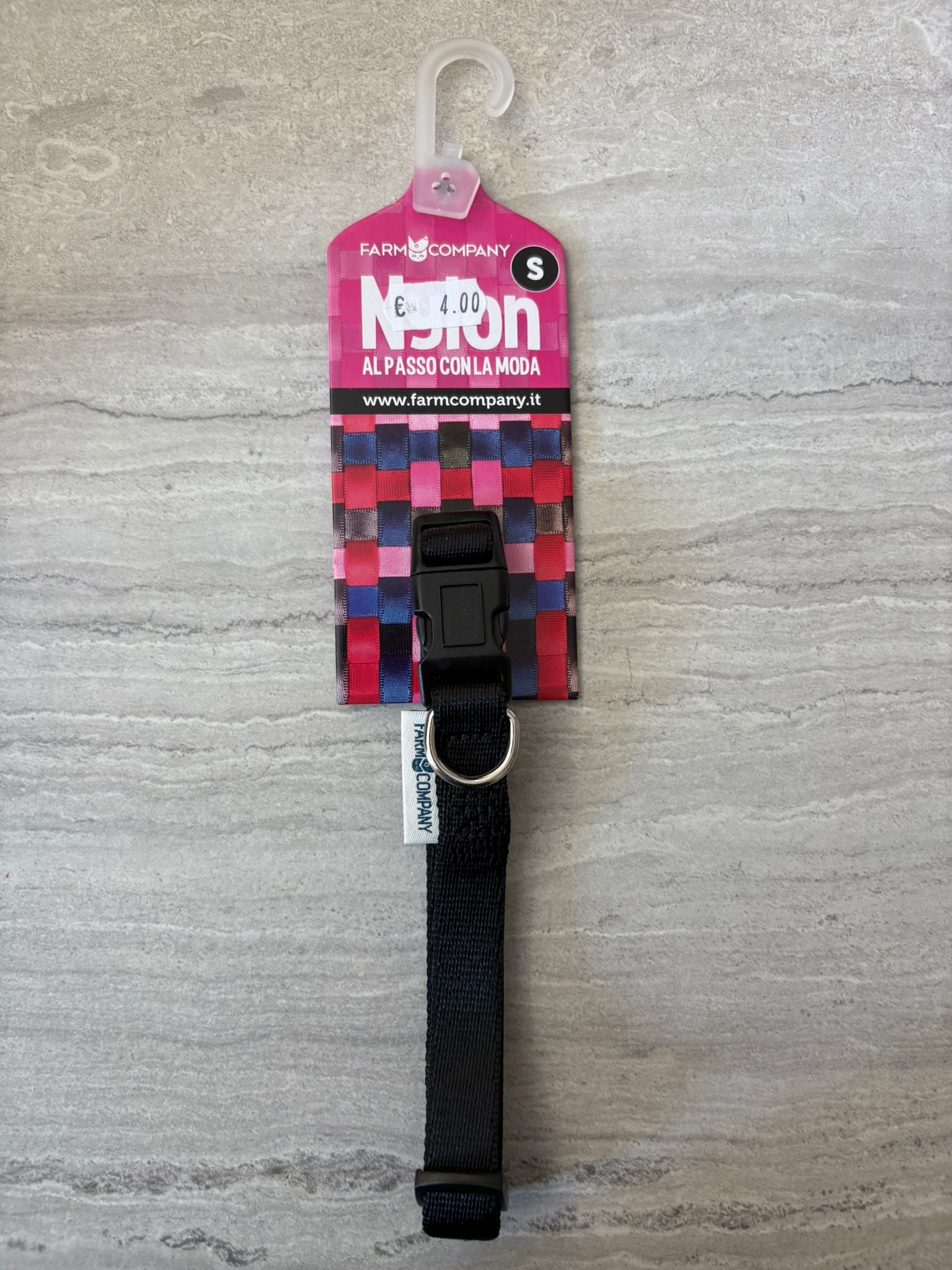 Farm Company collare nylon S nero