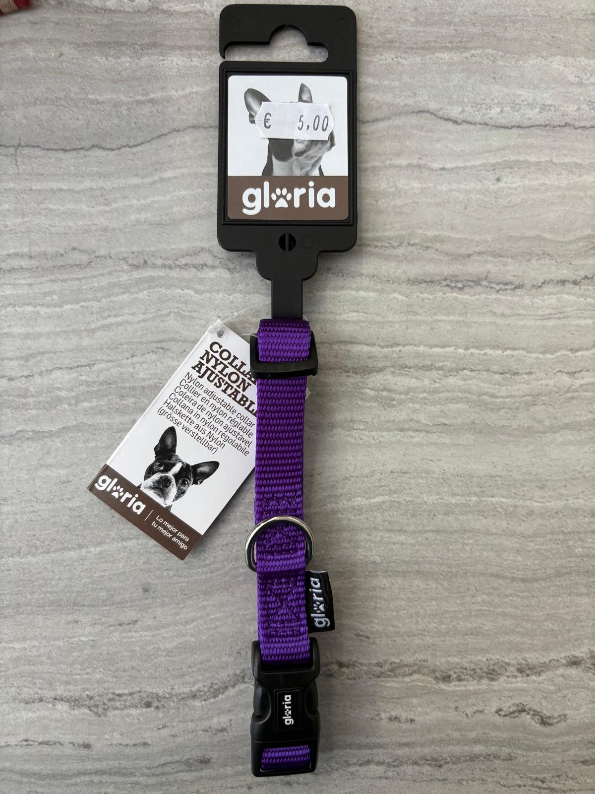 Gloria collare nylon S viola