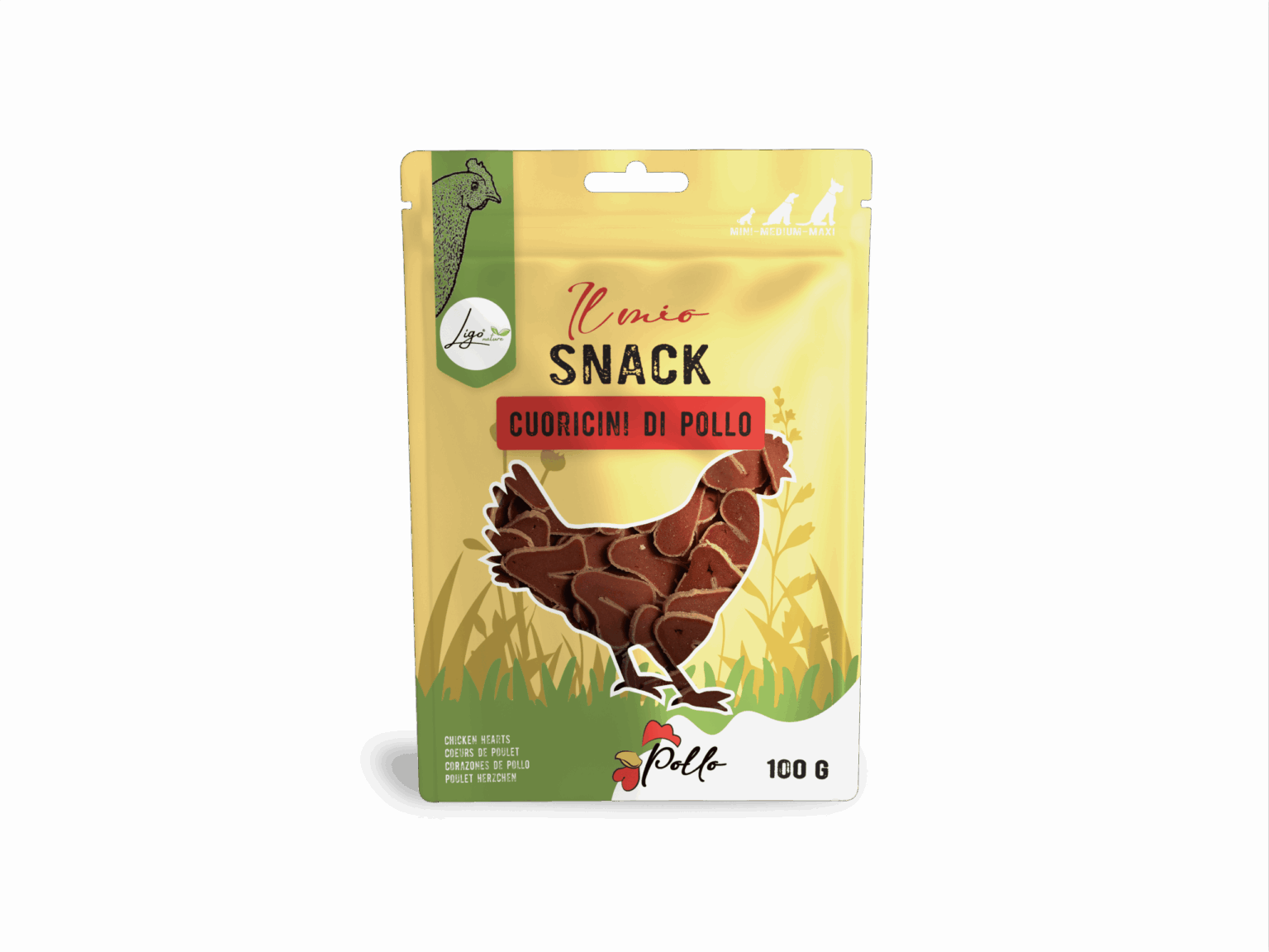 Ligo Il mio snack Cuoricini di pollo 100 gr