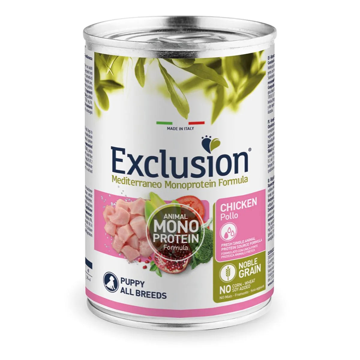 Exclusion Umido Puppy Pollo 400 Gr