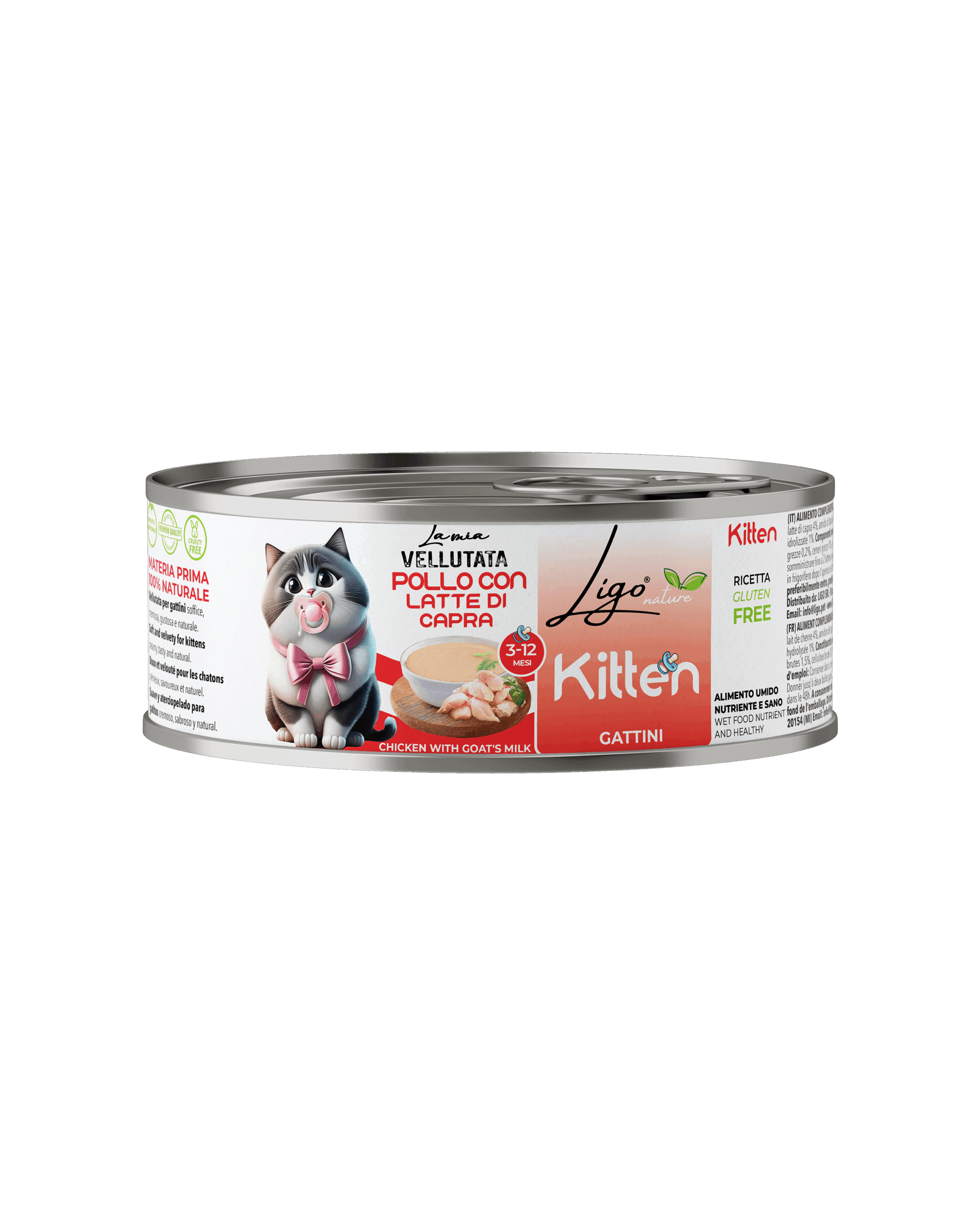 Ligo La mia vellutata kitten pollo con latte di capra 85 gr