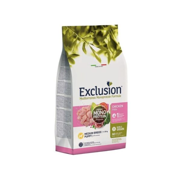 Exclusion Medium Breed Puppy Pollo 12 Kg