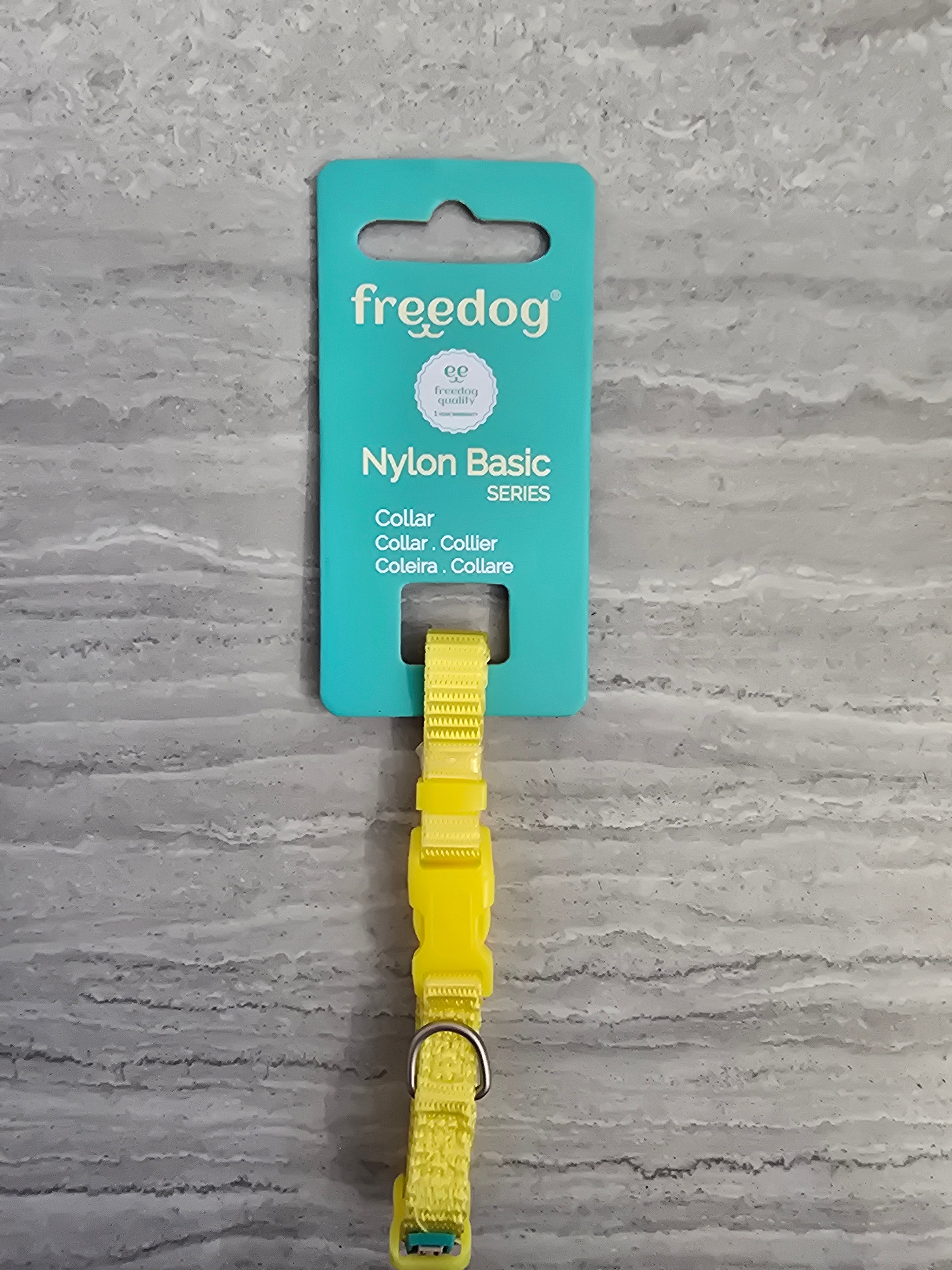 Freedog Collare Nylon XS Giallo