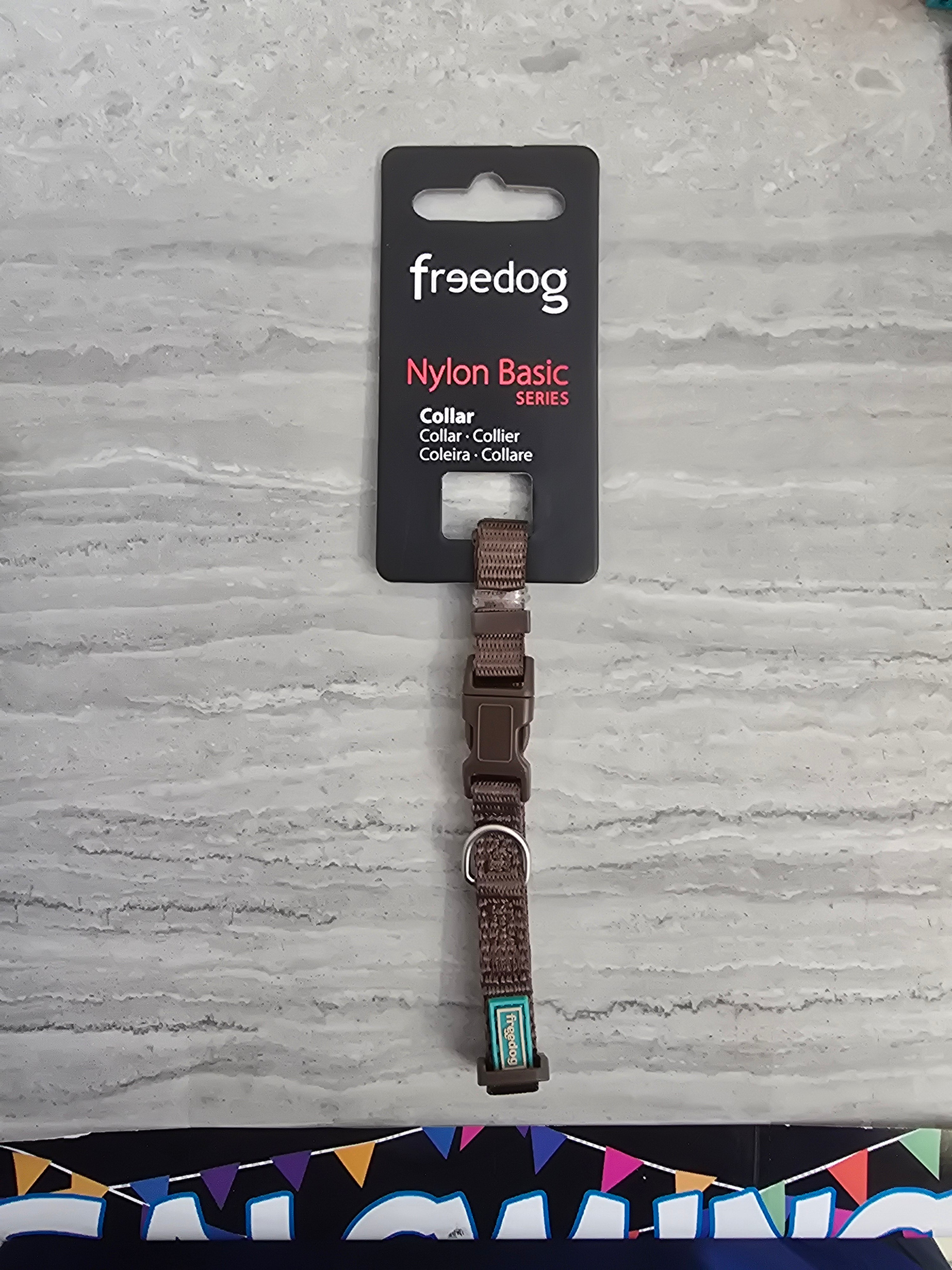 Freedog Collare Nylon XS Marrone