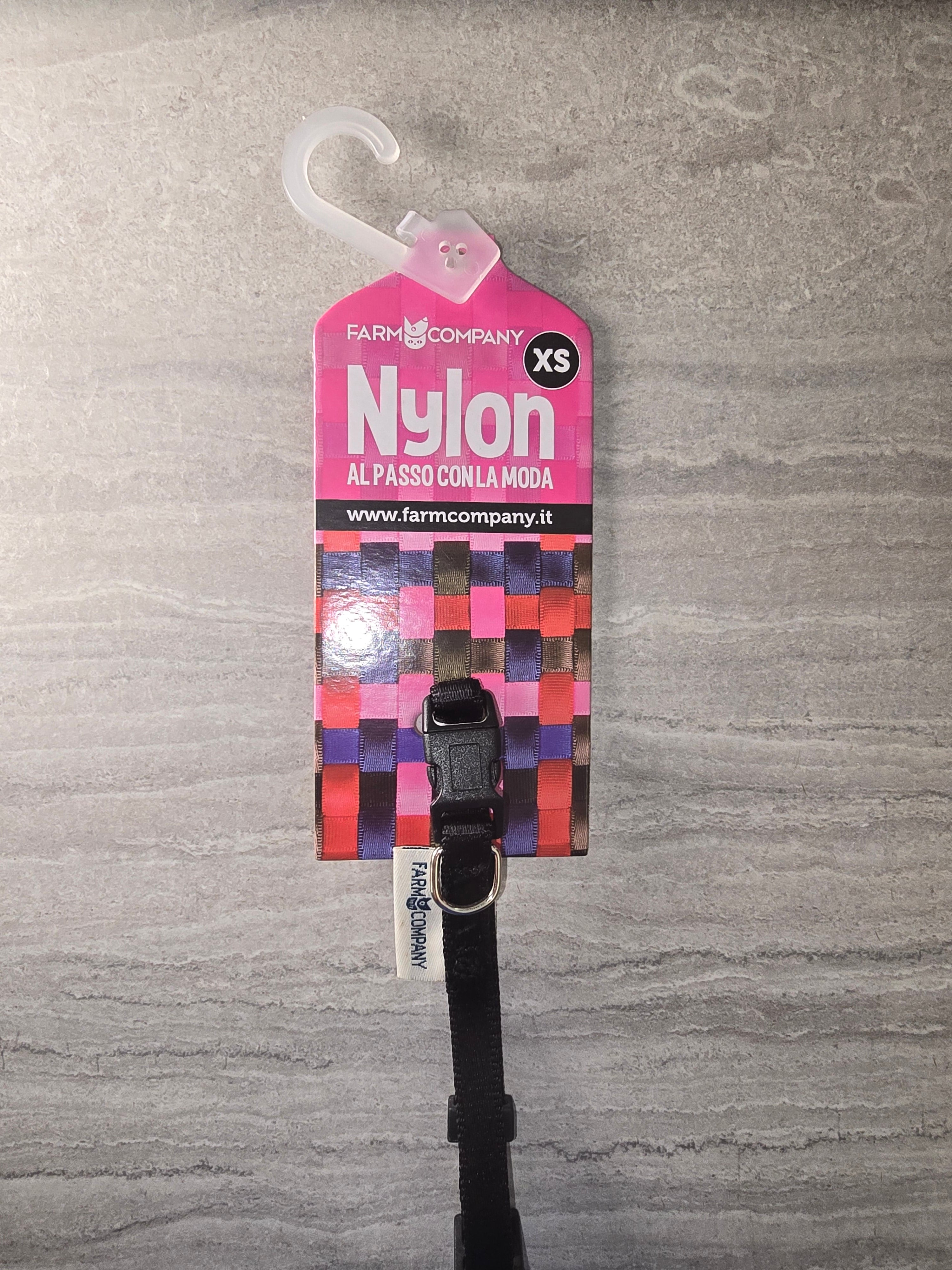 Farm Company Collare Nylon XS Nero