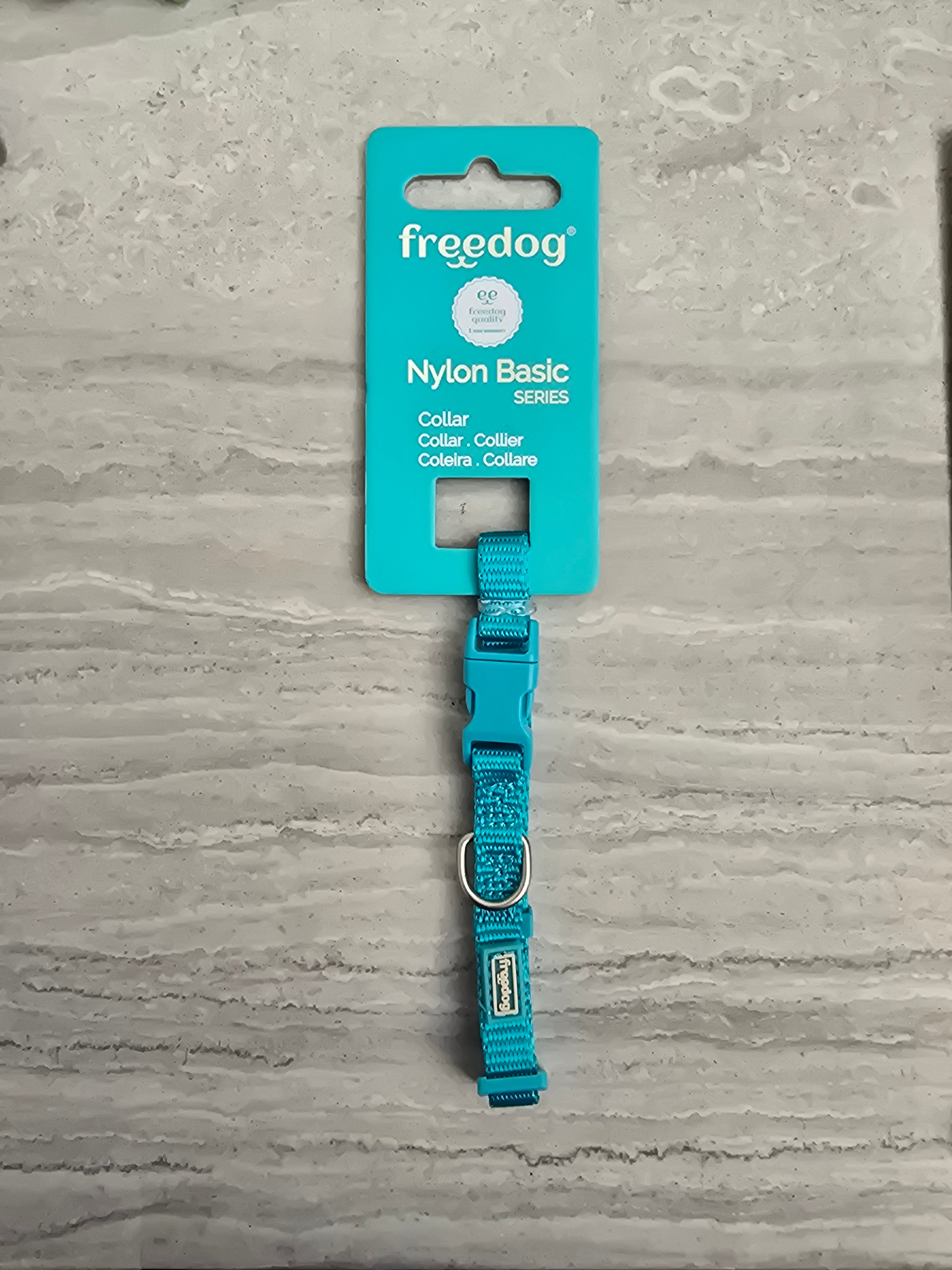 Freedog Collare Nylon XS Turchese