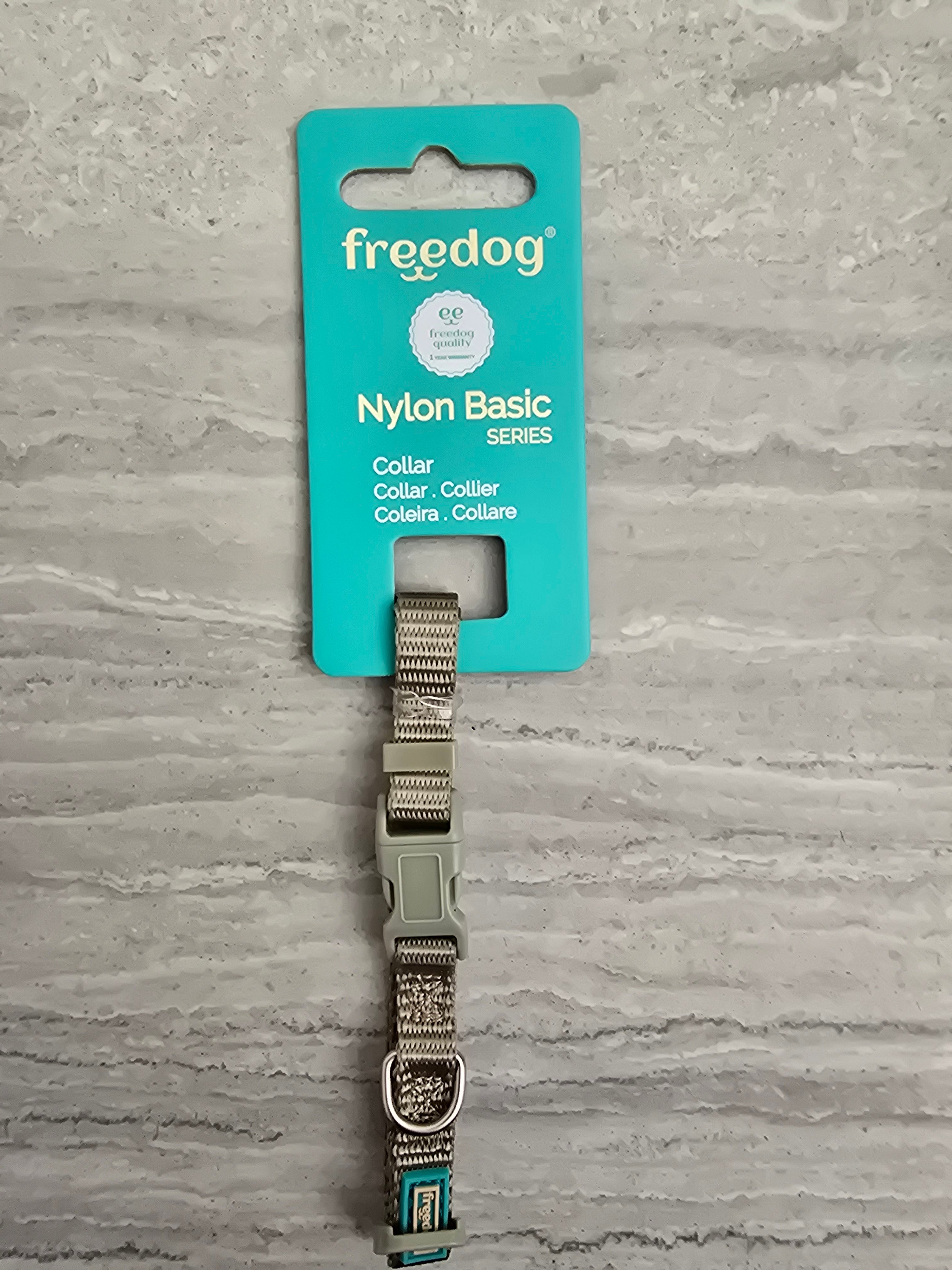 Freedog Collare Nylon XS Verde Salvia