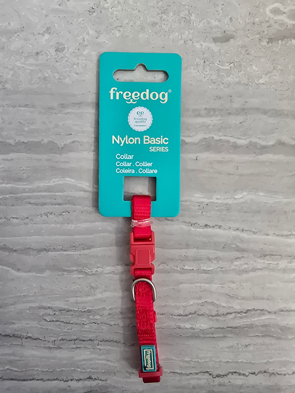 Freedog Collare Nylon XS Rosso