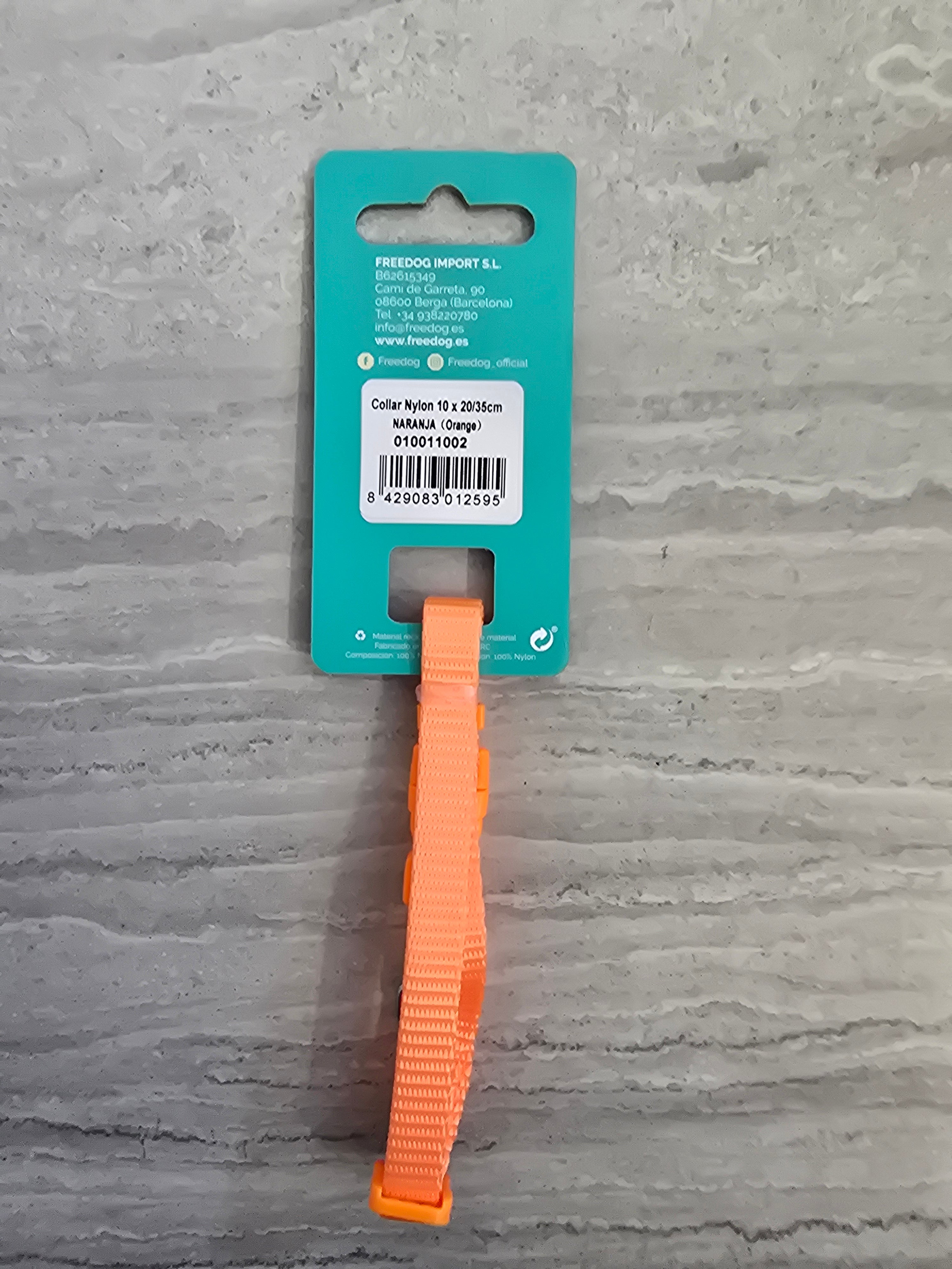 Freedog Collare Nylon XS Arancione